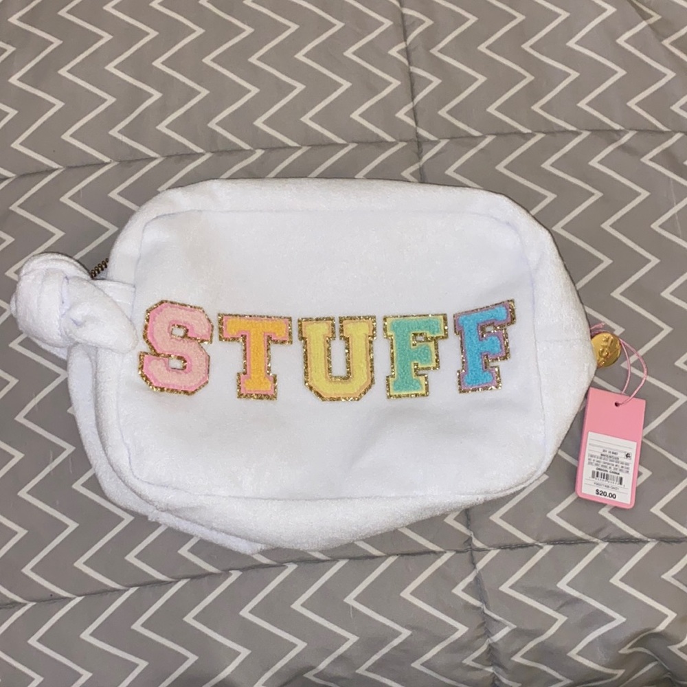 BNWT Stoney Clover Lane x Target Large White Terry Pouch